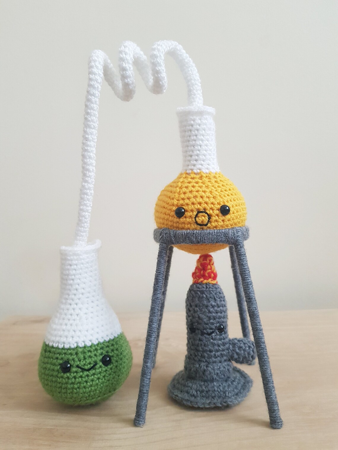 Large Chemistry Set Handmade Crochet Science Plush Etsy UK