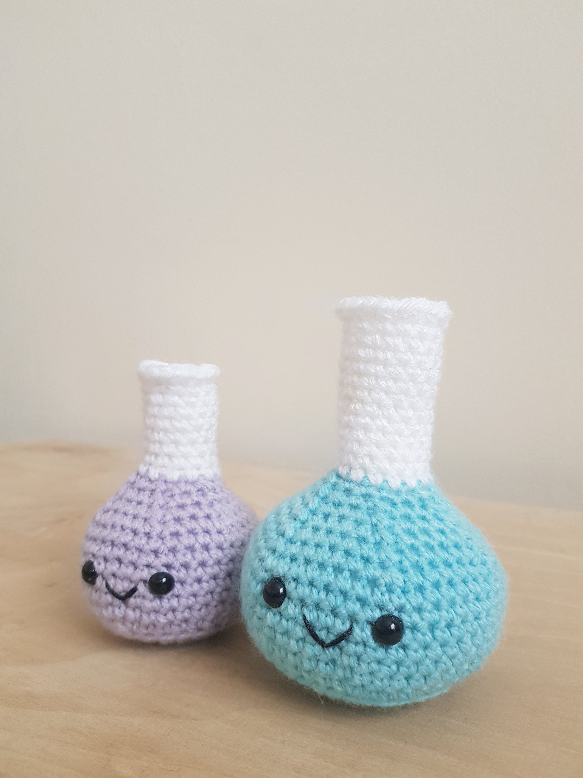 Large Chemistry Set Handmade Crochet Science Plush Etsy UK
