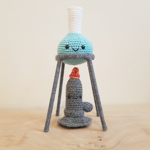 Large Chemistry Set Handmade Crochet Science Plush Etsy UK