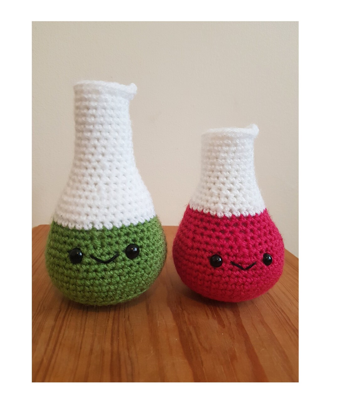 Erlenmeyer Flask Crochet Handmade Chemistry Science Plush Etsy UK