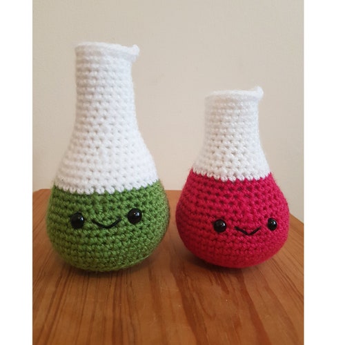 Large Chemistry Set Handmade Crochet Science Plush Etsy UK