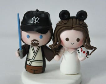 Baseball lover and Poker fan wedding cake topper, Movie inspire theme cake decoration