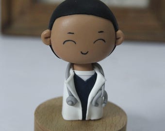 Doctor Graduation Topper, Congrats Doctor Cake Decoration, Med School Gift, Physician Office Decor, Custom Name Year