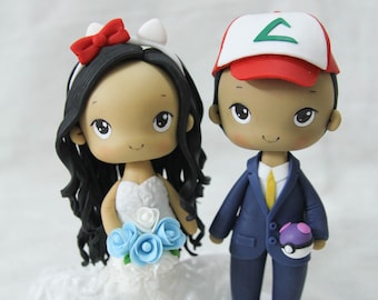 Game character wedding cake topper, Anime wedding theme, Gamer wedding cake topper, custom groom cake topper, gift for groom to be