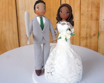 Wedding cake topper, Baseball wedding cake topper