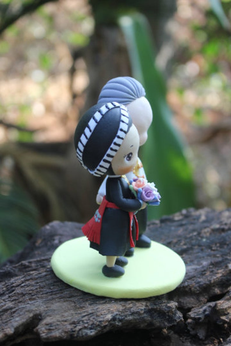 Hmong wedding cake topper Ethnic wedding cake topper wedding image 2