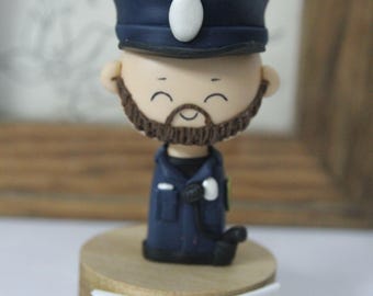 Police Retirement Gift, Anniversary Veteran Appreciation Gift, Thank You For Your Service Topper