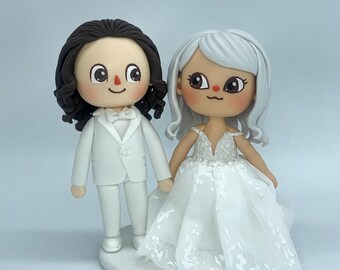 Video Game Commission Character Wedding Cake Topper Geeky party decoration