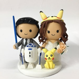 Custom Handmade Game & Movie Inspired Wedding Cake Topper