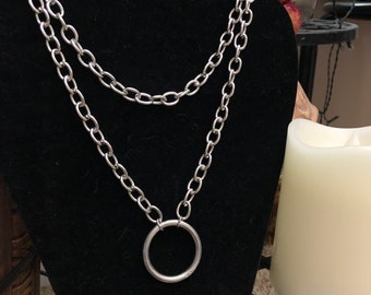 O Ring Necklace Etsy O Ring Necklace Etsy
