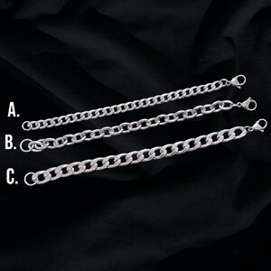 Stainless Steel Layering Bracelet, Bracelet Stack, Waterproof Jewelry, Minimalist Alternative Grunge Punk Gothic Style, Unisex zdjęcie 3