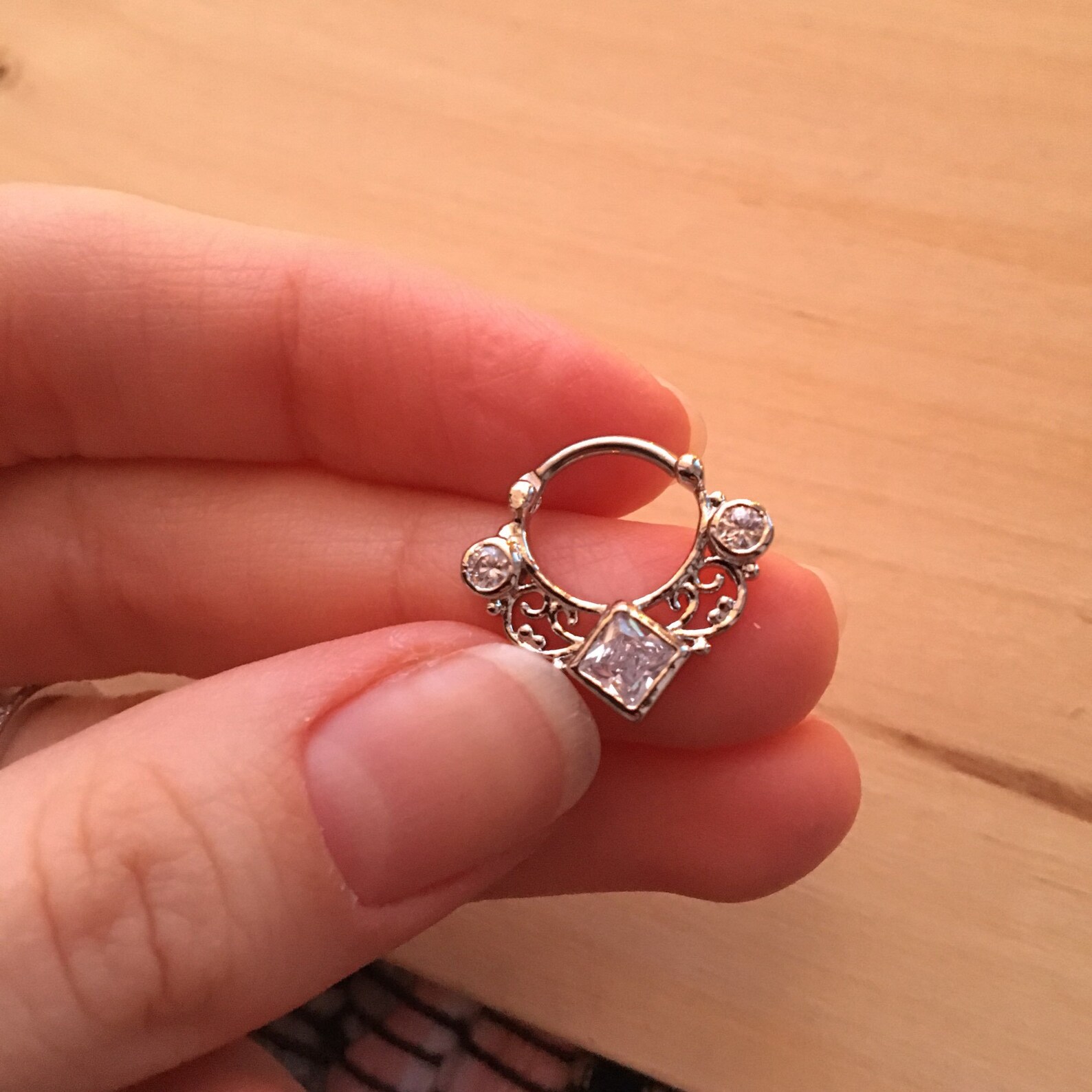 16G Septum Ring Septum Jewelry Rook Jewelry Dainty Cute Etsy UK