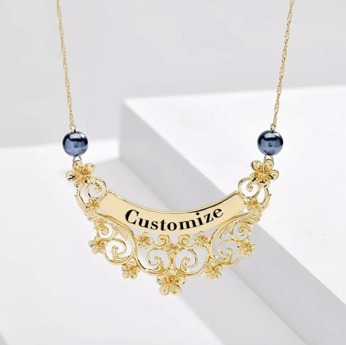 Hawaiian Jewelry Necklace Personalized Necklace Traditional Etsy