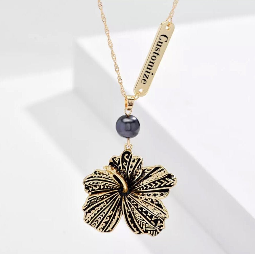 Hawaiian Jewelry Necklace Personalized Traditional Layered Etsy