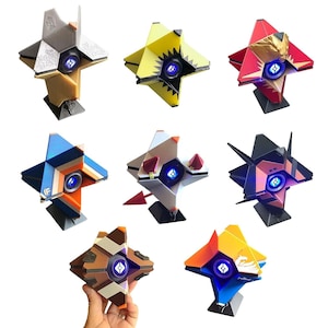 Ghost Shell: 3D Printed Fan Art, Magnetic Closure (5 inch)