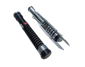 Qui-Gon Jinn Lightsaber or Revan's Lightsaber (3D Printed Color) - Replica Cosplay Props LARP