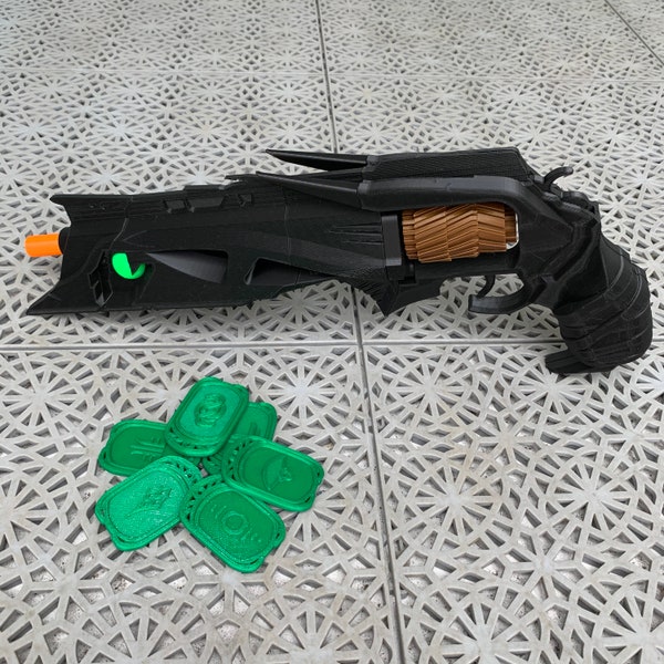 Thorn Hand Cannon - Moving Parts ! - FREE Gambit Coins - UnOfficial 3D Printed Props Cosplay Replica