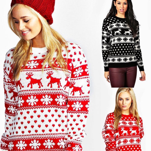 Christmas Jumper Women's Ladies 