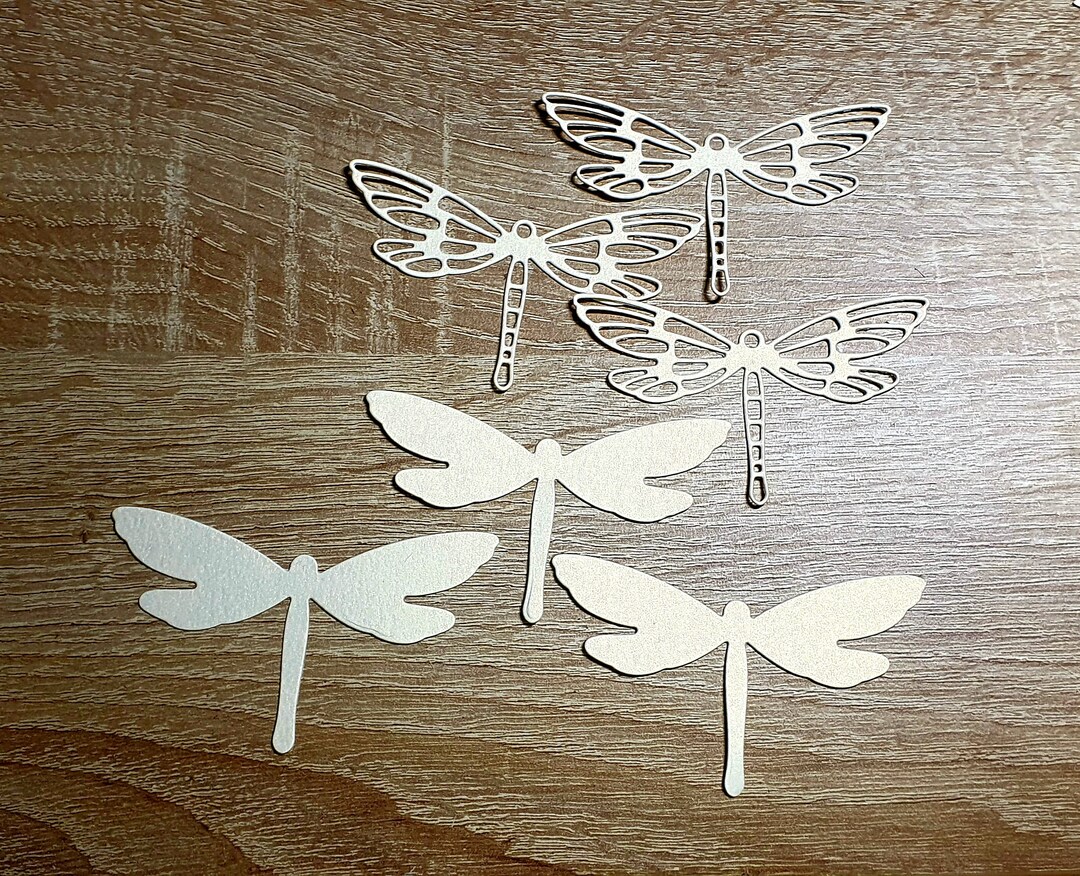 Paper Dragonfly Die Cut Dragonfly Paper Die Cut Paper Cutout Dragonfly