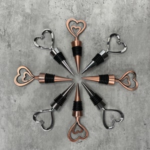 Heart Wine Stopper | Mother&#39;s Day Gift | Gift for Grandma | Gift for Mom | Valentine&#39;s Day Gift