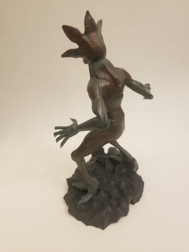 3D printed and hand painted Stranger Things Demogorgon