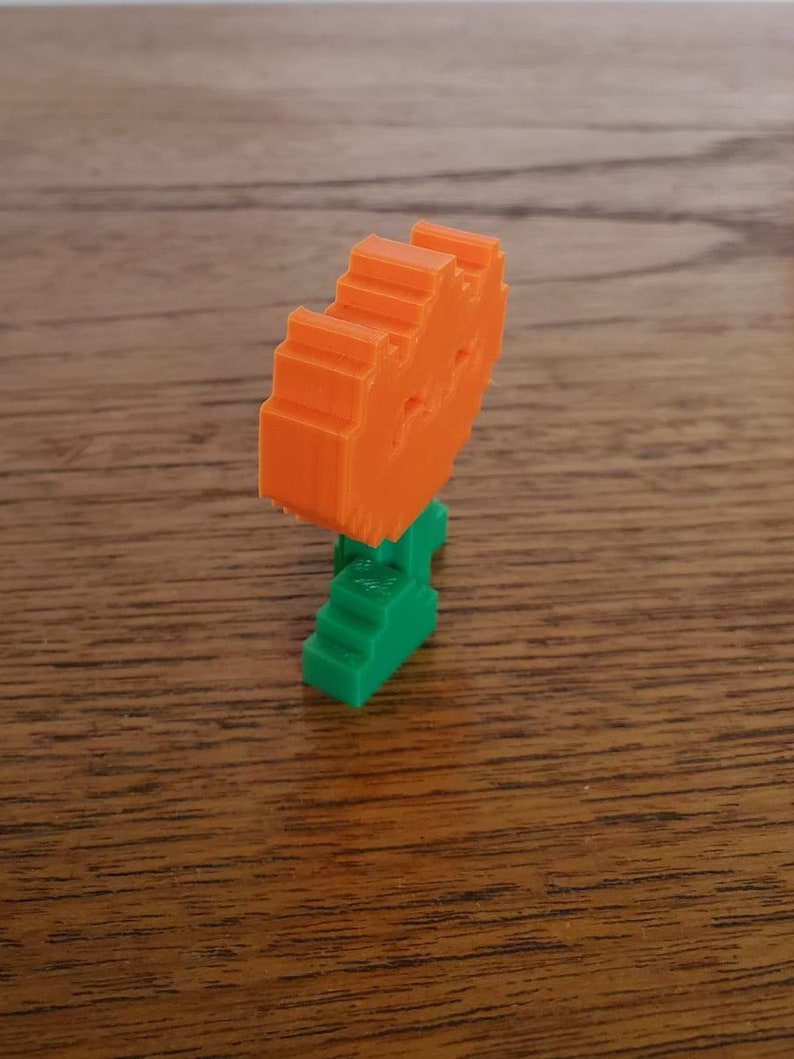 3D Printed 8 Bit Mario Flower Power Up!