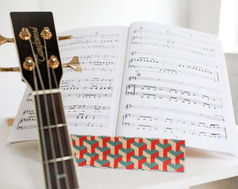 Foldable Cardboard Music Stand, Lightweight Portable Music Holder