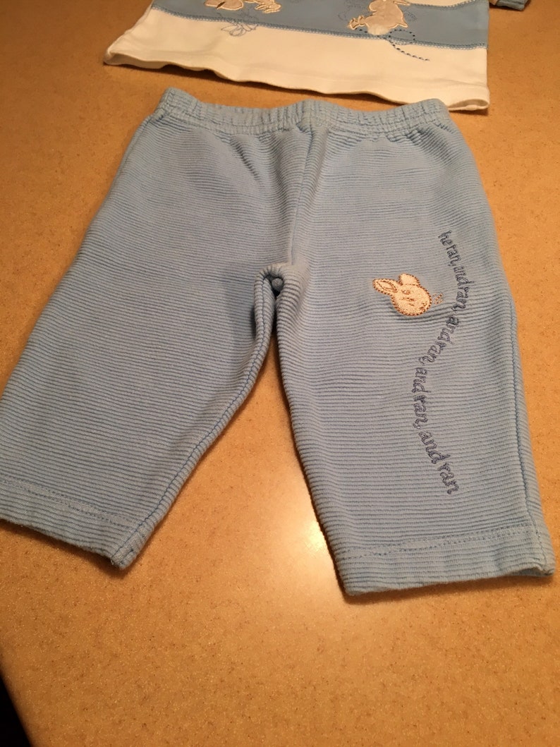 Baby Boys 0-3 months Peter Rabbit 2 piece set Easter Outfit