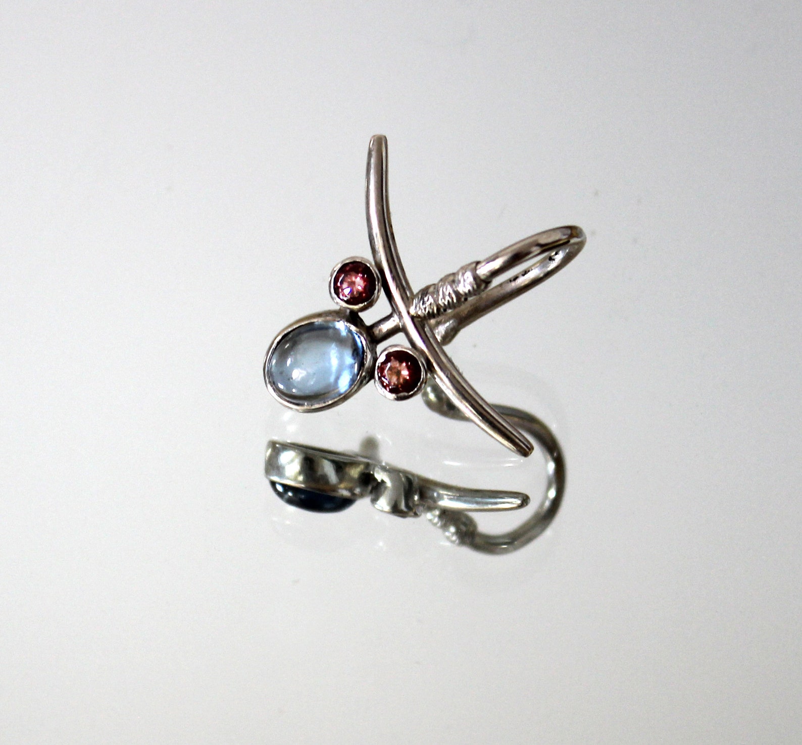 Silver Fake Lip Ring No Piercing Required Lip Ring Fake Lip Etsy