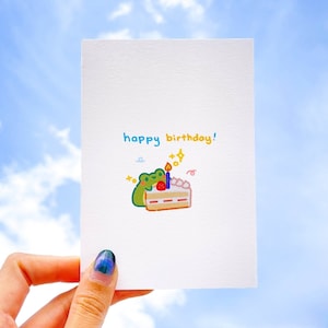 Happy Birthday Froggy Card