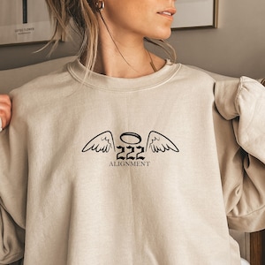 Angel number 222 Sweatshirt, angel number shirts, spiritual shirts, spirituality sweatshirts, spiritual shirts angel numbers, 222 numbers