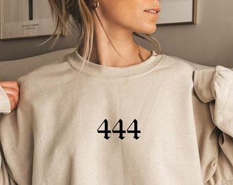 Angel number 444 Sweatshirt, angel number shirts, spiritual shirts, spirituality sweatshirts, spiritual shirts angel numbers, 444 numbers