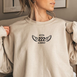 Angel number 222 Sweatshirt, angel number shirts, spiritual shirts, spirituality sweatshirts, spiritual shirts angel numbers, 222 numbers