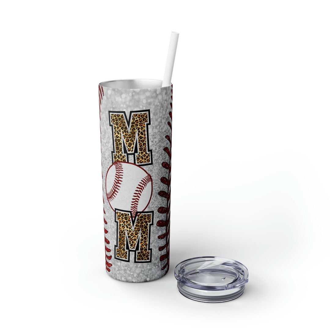 Baseball Tumbler With Straw, Baseball Mom Tumbler, Gifts for Baseball Team Mom, Baseball Coach ...