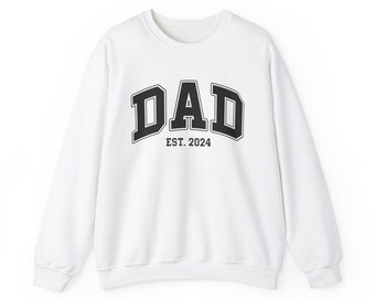 Personalized New Dad Father's Day gift 2024 Dad sweatshirts Gift for new dad 2024 dad shirts customized dad gift