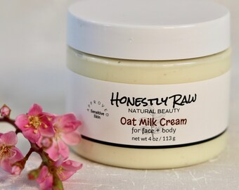 Oat Milk Cream | Sensitive Skin Conditions | Dry Dehydrated Skin | Colloidal Oatmeal | Soothing | Gentle | Fragrance Free | Face & Body