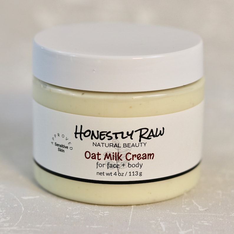 Oat Milk Cream Eczema Psoriasis Dermatitis Sensitive Etsy