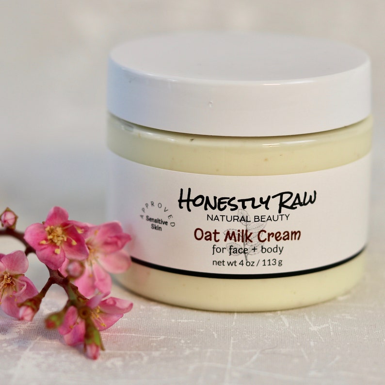 Oat Milk Cream Eczema Psoriasis Dermatitis Sensitive Etsy