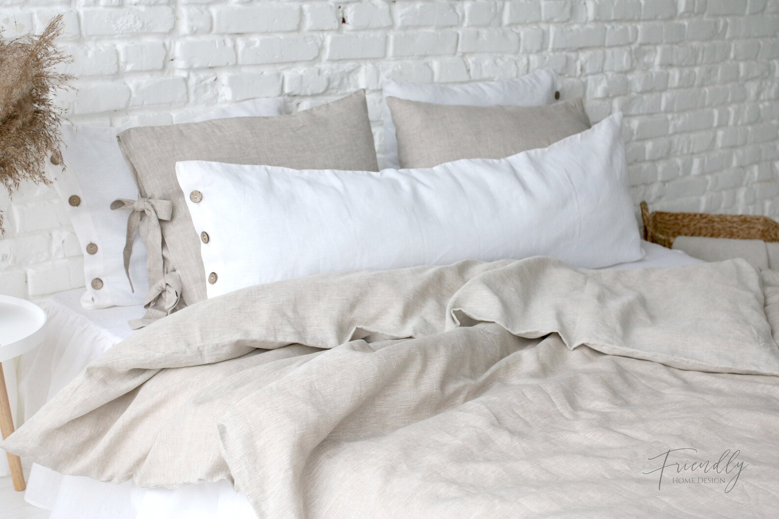 Linen Body Pillow Cover Linen Pillowcase Body Pillow Cover Etsy Australia