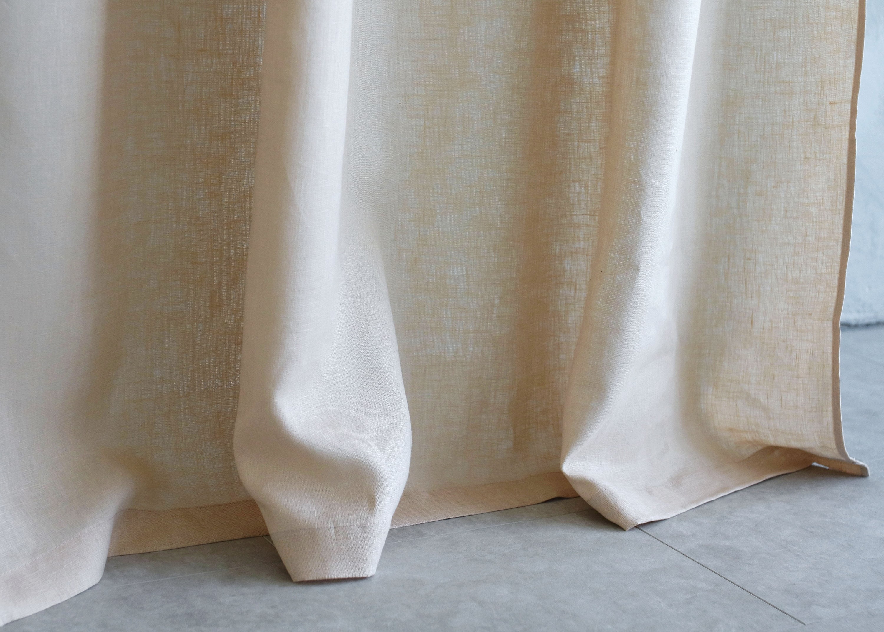 Beige Linen Curtains Handmade Linen Curtains Linen Curtains Etsy