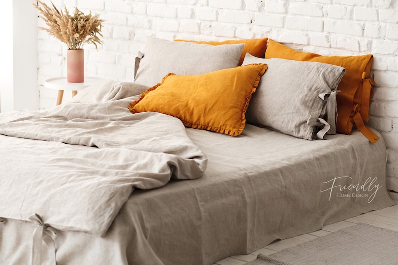 Linen Duvet Cover King Linen Duvet Cover Twin Linen Duvet Etsy