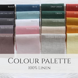 Linen Fitted Sheet, Linen bedding, Custom size bed sheet, Natural linen sheet