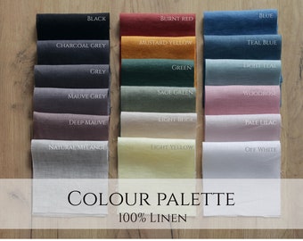 Linen Tablecloth - Natural Table Cover for Dining, Wedding, or Everyday Use, Custom Size Linen Table Cloth