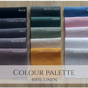 Linen Dust Ruffle Bed Skirt, Stone Washed Super Soft Queen King Twin Full Double Natural Organic, queen bed skirt, double bedskirt