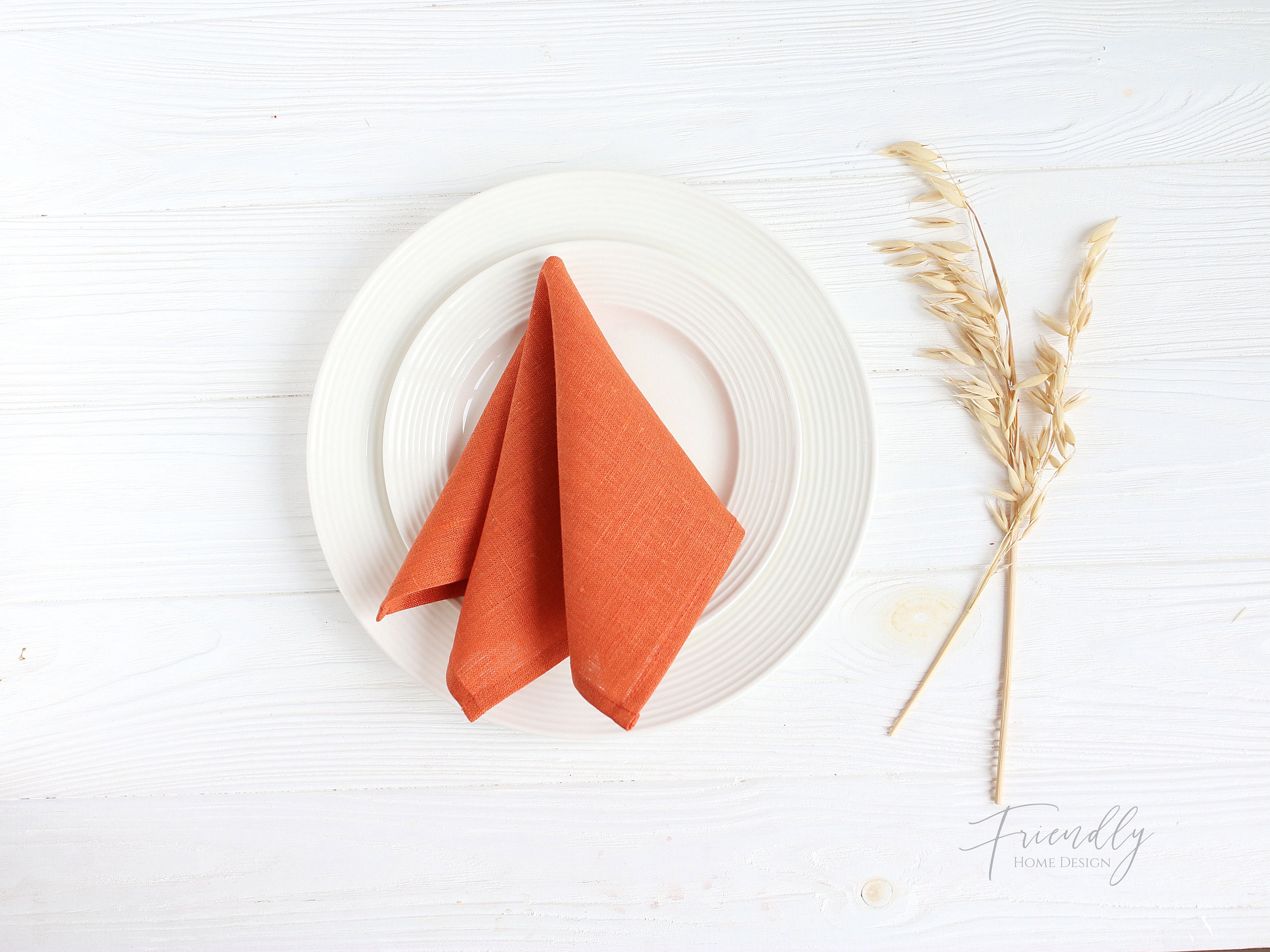 Linen wedding napkins Linen Napkins Set of 468 natural Etsy