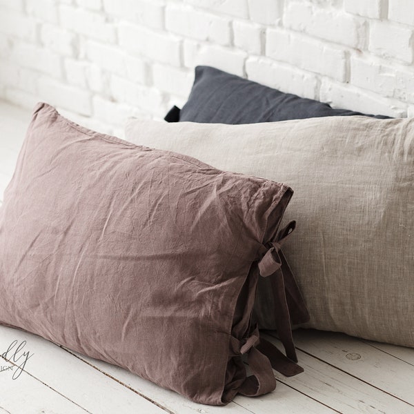 Linen Euro Shams Etsy