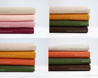 Linen Fabric by meter, linen fabric by yard, Natural Linen Fabric, Natural Linen Fabric, Pure 100% Linen Fabric