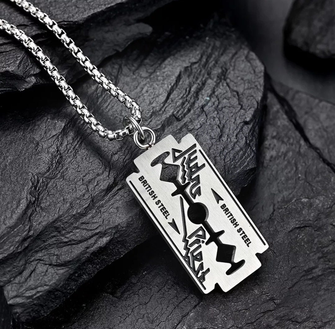 Judas Priest Stainless Steel Blade Necklace