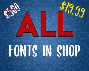 ALL FONTS | All Products/Fonts in Shop
