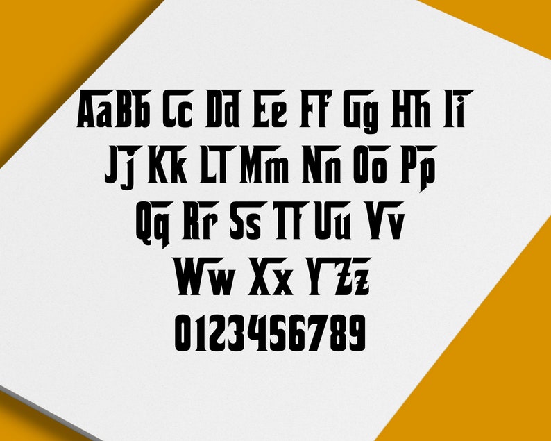 Download The Godfather Silhouette Alphabet Font From Movie ...